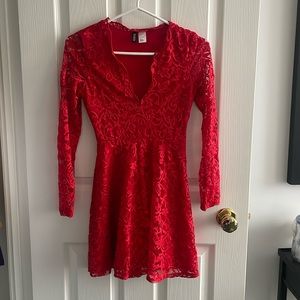 H+M lace dress
